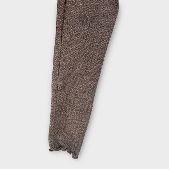 Garage Women's Brown Cropped Long Sleeve Turtleneck Medium - Picture 5 of 7